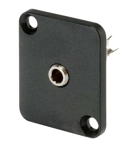 HICON HI-J35SEFD 3.5mm MiniJack hun Stereo. D-panel, loddetilkobling