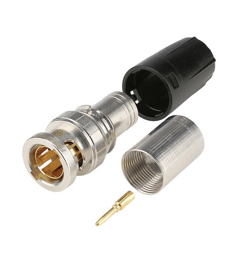 NEUTRIK NBLC75BVZ17 Rear Twist, HD-SDI Krympekapasistet 1.8/10, Maks Ø10.4mm