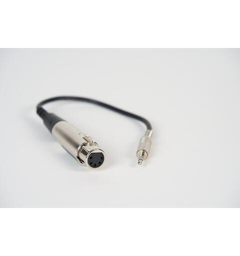 RC4 WIRELESS S3DMX5FA, Adapterkabel 3.5mm Minijack til 5-Pin XLR (Hun)