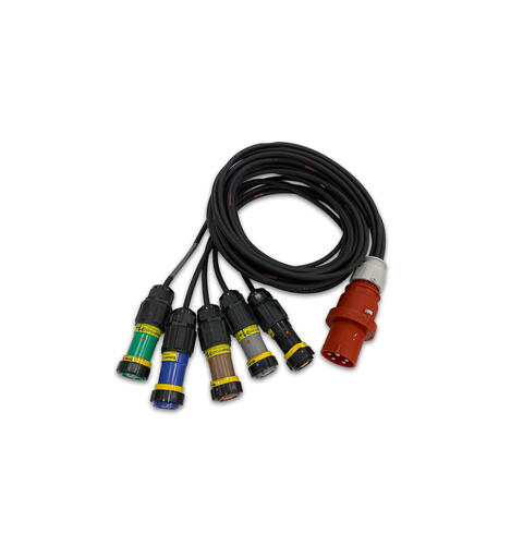 STAGESMARTS Cable, CEE 63A/Powerlock CEE 63A 3-fas (5-pin) til Powerlock