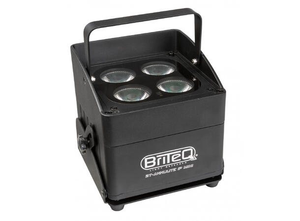 BRITEQ BT-AKKULITE IP MINI Projektor 4 x 10W RGB LED, IP65, Batteridrift 