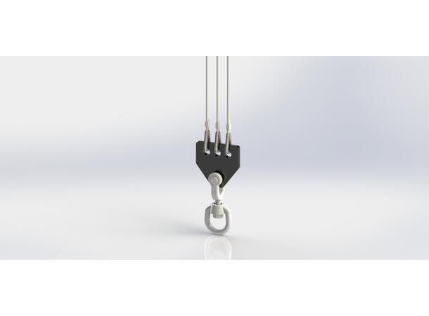 PSRIG Fordelingsplate svivel ELL 250 kg, 3/1, EN17206 