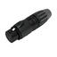 SEETRONIC SCWF5-B XLR hun for kabel 5 pin, Sort. IP65