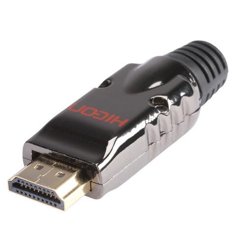 HICON HI-HD-M 19-pin HDMI plugg Loddetilkobling