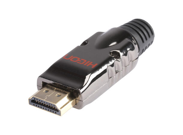 HICON HI-HD-M 19-pin HDMI plugg Loddetilkobling
