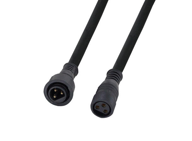 LEDJ Hydralock Link cable power, IP65 2m, 3 pin