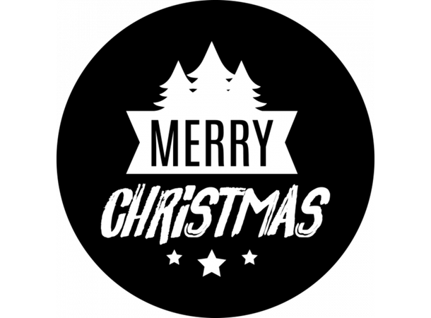 Prolights Gobo xmas Typo Greetings 10 G size,  Black and white