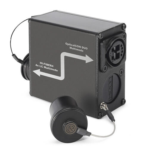 SOMMER SPY-H268 Adapter,Singlemode Hi-FIBER 4 x LC hun - 2 x OpticalCON Duo