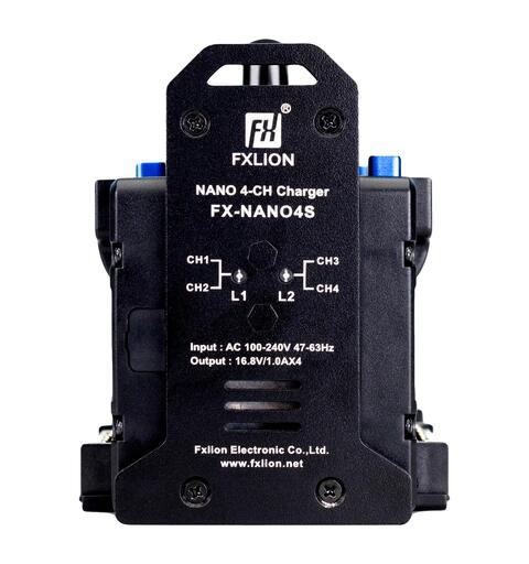 FXLION Nano Quad charger Lader for 4 stk. Nano batterier
