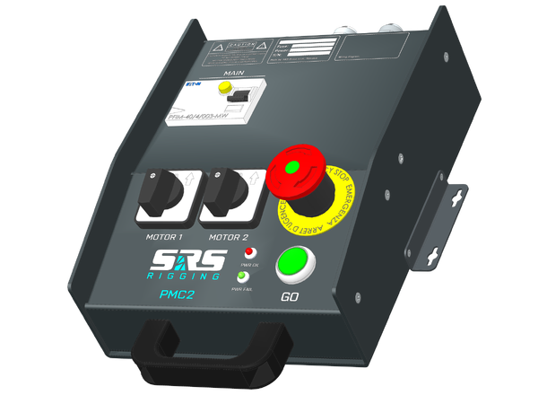 SRS PMC2-LV Motorkontroller, 2 kanaler LVC. Håndholdt eller veggmontert 