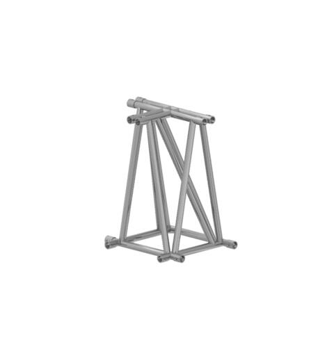 PROLYTE S100F-C017 Folding kryss 3-Veis T, Alu, Ø50x5, Horisontal