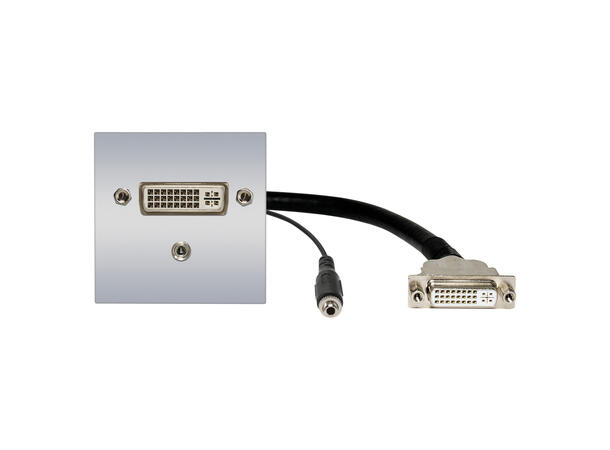 SOMMER W45A-5677 SYSWALL45 Modul Antrasit. DVI/3.5mm MiniJack. Kabel ut
