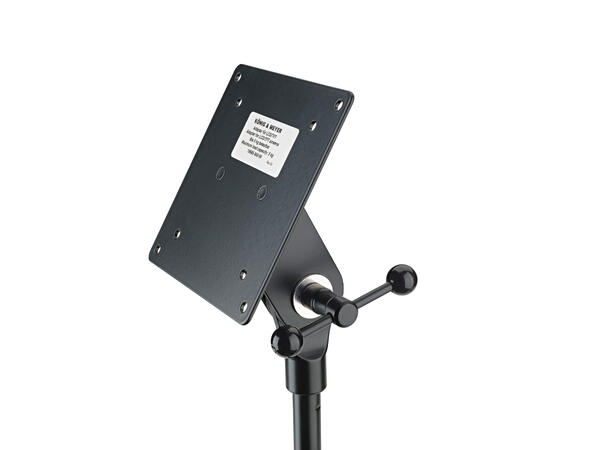 K&M 19685 Adapter for screens WLL 7.0kg. Joint can be swivelled 250°