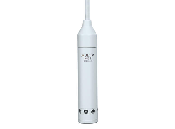 Audix M55WS Hanging 12mm Condenser Mic Omnidirectional, White