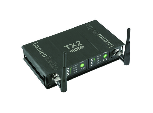 LUMENRADIO CRMX Nova TX2 RDM Transmitter 2 Univers, DMX512, RDM, Opp til 1000m
