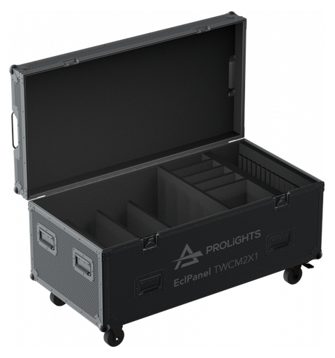 PROLIGHTS FCLPANELM2X14U Flightcase Plass til 4 x ECLPANELTWCM2X1