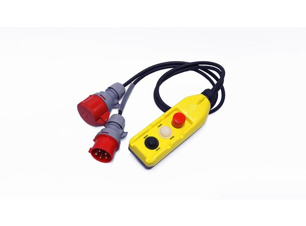 PSRIG Håndcontroller for 1xDC talje E-stop, CEE 16A 400V  (rød)