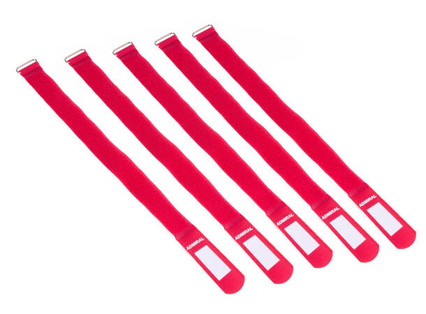 ADMIRAL Cable wrap 38cm red 5 pieces