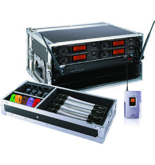 JTS FC-5U Flight case Flight for trådløssystemer 5 unit