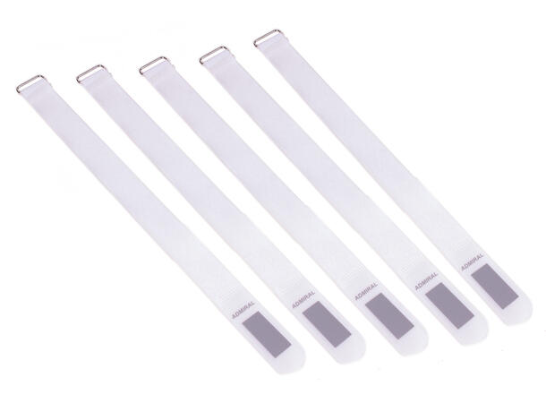 ADMIRAL Cable wrap 38cm white 5 pieces
