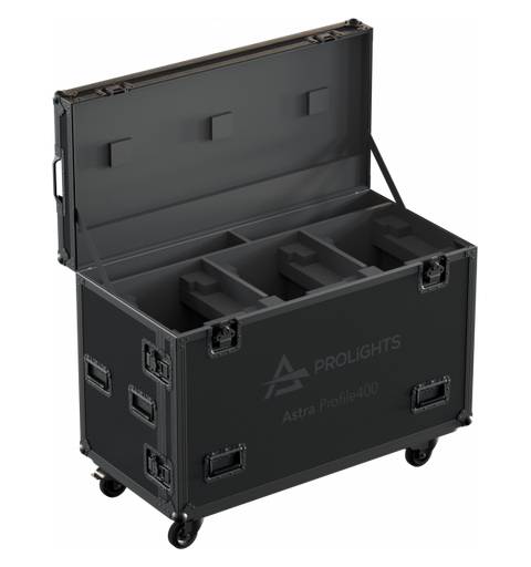 PROLIGHTS FCLASTRAP400 Flightcase Passer 3 x Astra profile 400/hybrid330