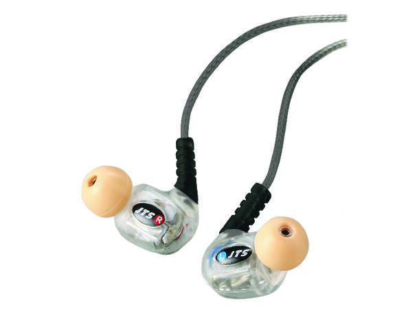 JTS IE-6 dual driver In-Ear ørepropper For trådløse In-Ear monitor systemer