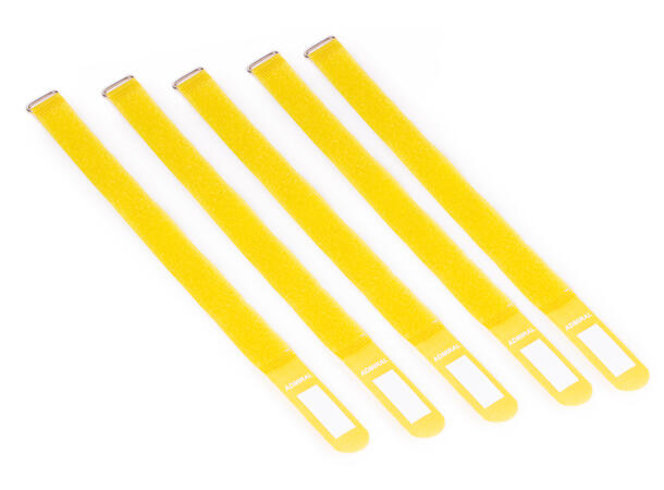 ADMIRAL Cable wrap 38cm yellow 5 pieces