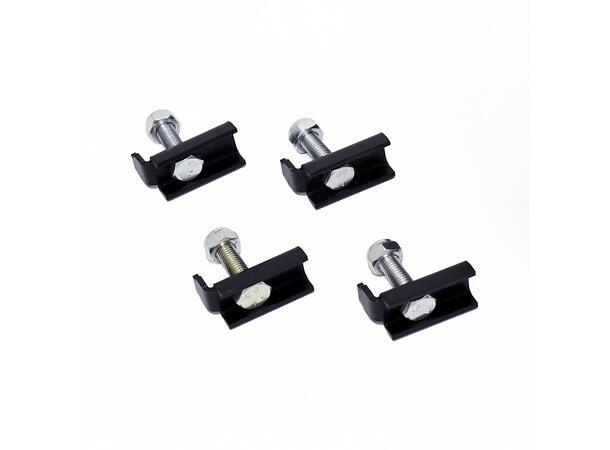 PSRIG Beam clamp M10, 8mm Flange, Sort 