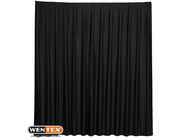 WENTEX 89419 P&D Curtain, Medium Satin Pleated, 300(w) x 250(h)cm, 165 Gram/M2,
