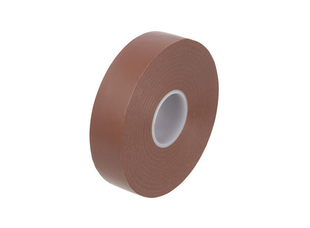 ADVANCE AT7 pvc isolasjons tape 19mm x 20m, Brun 