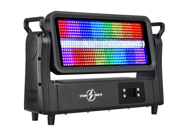 SBL Storm3000 Strobe Moving head IP65 576 x 0,5W RGB LED, 144 x 5W CW LED 
