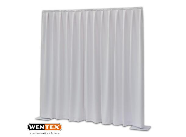 WENTEX 89421 P&D Curtain, Medium Satin Pleated, 300(w) x 500(h)cm, 165 Gram/M2,