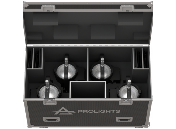PROLIGHTS FCLECLFRCTPM Flightcase Til 4 x  ECLFRCTPMBK