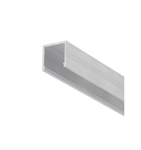 TOPMET Aluprofil SMART16_B 18,8x18,6mm 2m, Alu, Opal diffusor