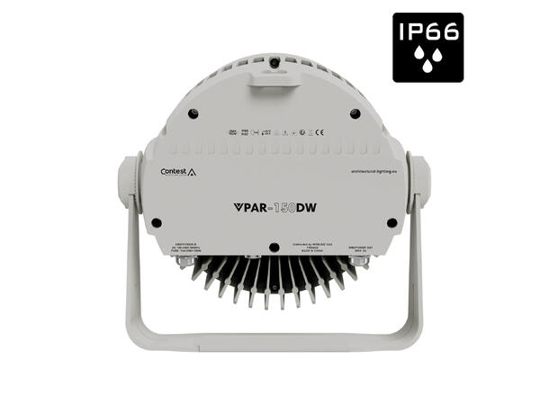 CONTEST VPAR-150 LED PAR IP66 18 x 15W LED, 2700-6000 K,  25°, Hvit
