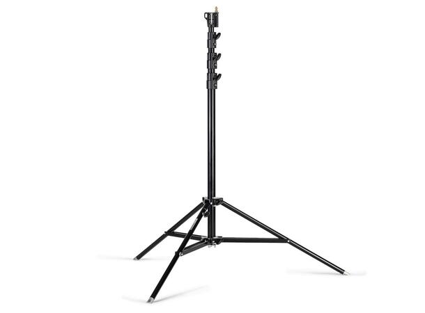 MANFROTTO Aluminium Super Stand 1 Black, Levelling Leg, 4-Sections