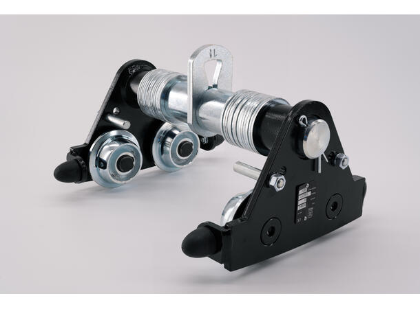 PSRIG Beam trolley, 1000kg Sort, flensbredde 50 -226mm 