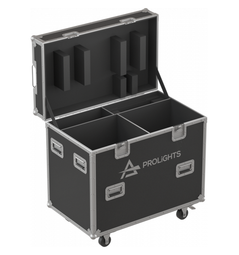 PROLIGHTS FCLECLFRCTPL Flightcase Til 2 x  ECLFRCTPLBK
