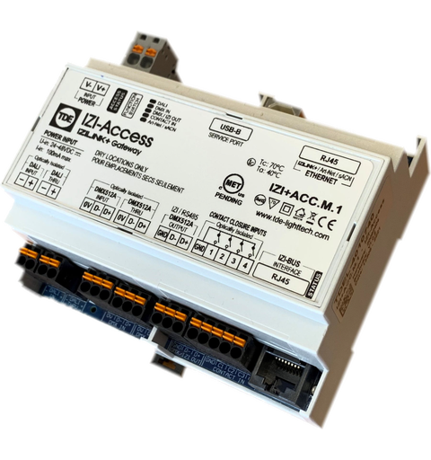 TDE LIGTTECH IZI-Access MK1a Gateway Art-Net/sACN, DMX512, DALI &amp; OSC