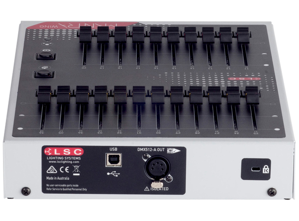 LSC MANTRA Lite Wing Lyskontroll 12 Faders, 10 Playbacks 