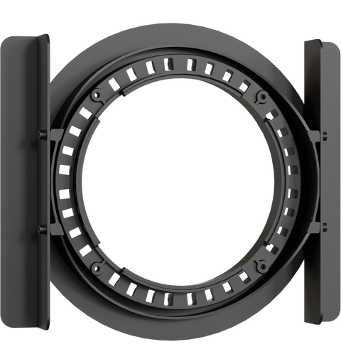 PROLIGHTS ECLPENDRECSKITBK Recessed Passer ECLPENDANT serien, Sort