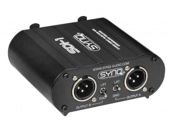 Synq SDI-1 Stereo DI-boks passiv