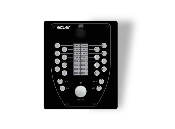 ECLER eMPAGE Paging-stasjon 16-zone, gooseneck mic 