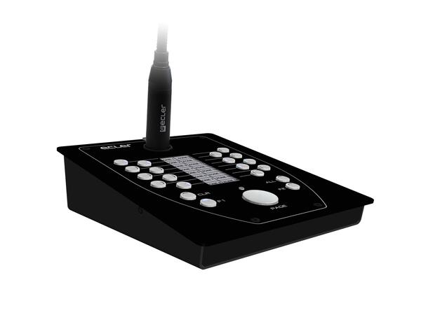 ECLER eMPAGE Paging-stasjon 16-zone, gooseneck mic 