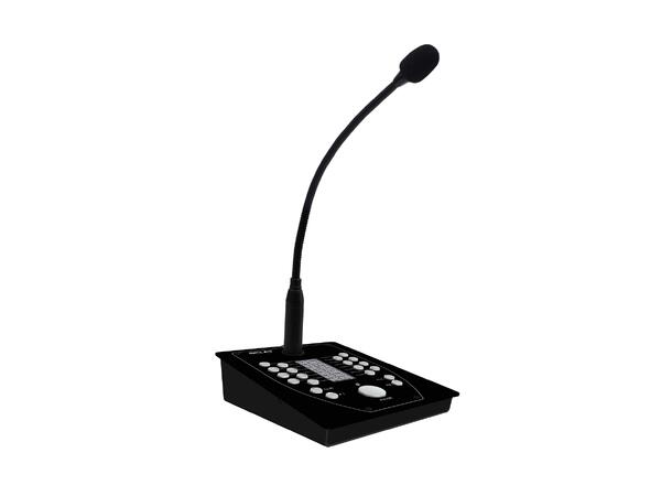 ECLER eMPAGE Paging-stasjon 16-zone, gooseneck mic 
