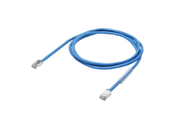 SOMMER Mercator CAT.6a Patch cable 0.25m, PVC, Ø 6,10 mm, Blå 