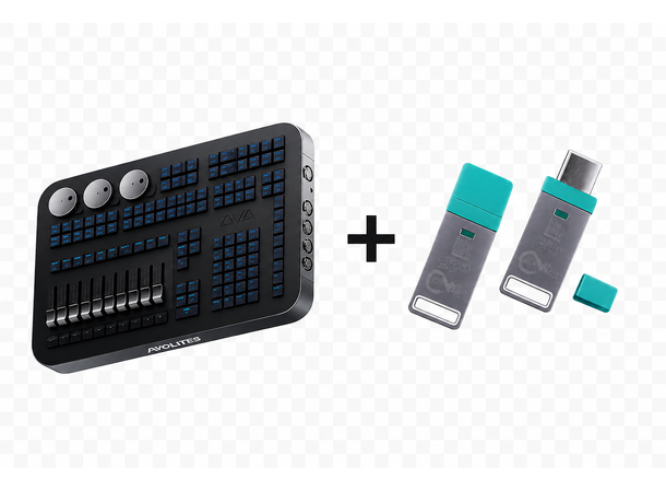 AVOLITES T3 & A3+ Bundle 16 Univers, 4 DMX, 10 fadere, USB, Prism 
