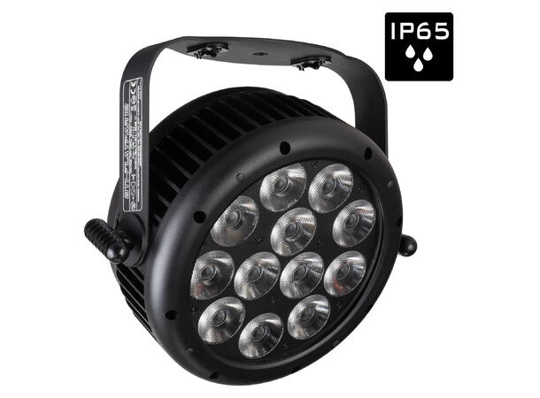 BRITEQ BTI-Flatpar 12 LED Par, IP65 12 x 20W RGBAL LED, 17°, WDMX 