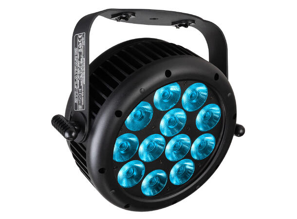 BRITEQ BTI-Flatpar 12 LED Par, IP65 12 x 20W RGBAL LED, 17°, WDMX 