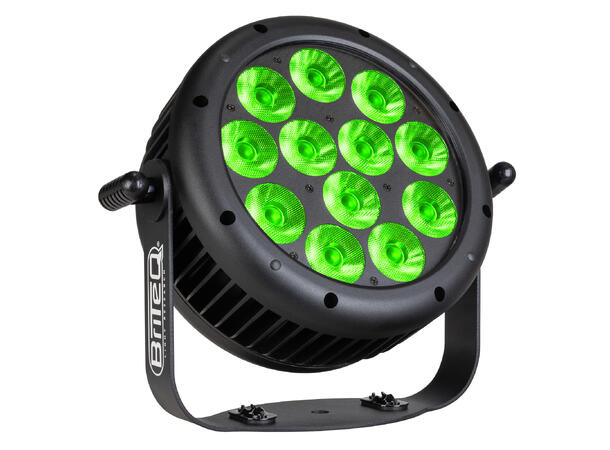 BRITEQ BTI-Flatpar 12 LED Par, IP65 12 x 20W RGBAL LED, 17°, WDMX 